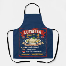 Tablier norvégien du Club de fidélité Lutefisk