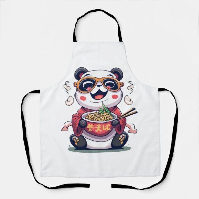 Tablier Nouilles de Panda (Recto)