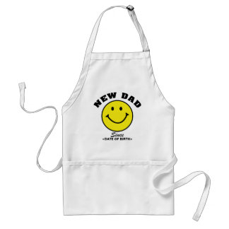 Tablier Nouveau cadeau personnalisé de papa de visage