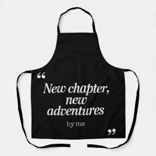 Tablier Nouveau chapitre, New Adventures Design by Me