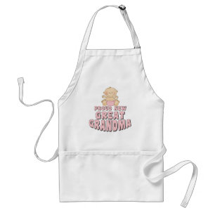 Tablier NOUVEAU grand T-shirt FIER de grand-maman