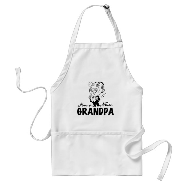 Tablier Nouveaux T-shirts et cadeaux de sourire de grand-p (Devant)