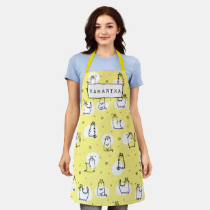 Tablier Novelty Funny Cute Kittens Motif Personnalisé