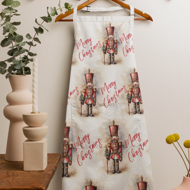 Tablier Nutcracker vintage & Joyeux Noël (Créateur téléchargé)