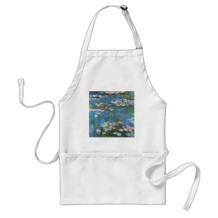 Tablier Nymphéas par Claude Monet, Impressionnisme Vintage