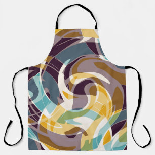 Tablier objets géométriques Abstraits graffiti grunge effe
