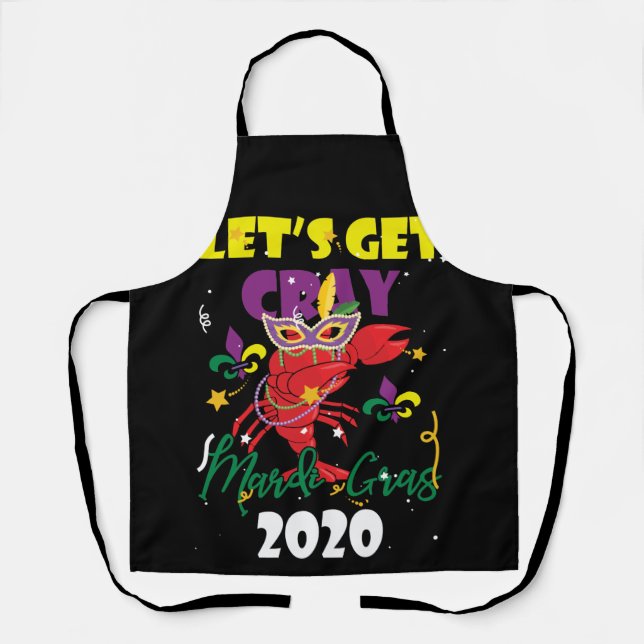 Tablier Obtenons Cray Chemise Mardi Gras 2020 Costume (Recto)