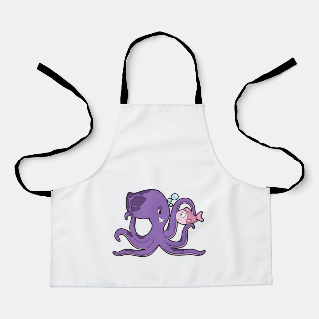 Tablier Octopus with Fish (Recto)