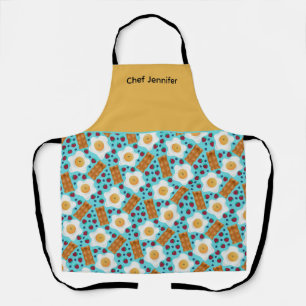 Tablier Œuf et Bacon Fantaisie Personnalisable