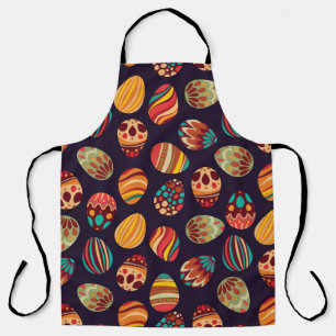Tablier OEufs de Pâques : design harmonieux et festif.