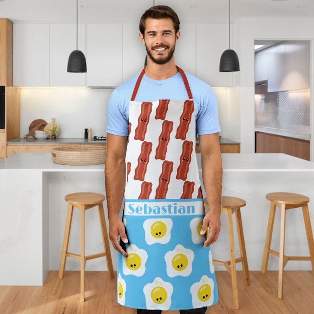 Tablier Oeufs et Bacon Meilleurs amis pour toujours Person (Créateur téléchargé)
