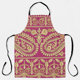 Tablier OEuvre d'art moghol. or antique indien b