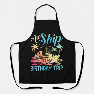 Tablier Oh mon bateau c'est mon voyage d'anniversaire