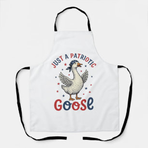 Tablier Oie patriotique vintage quatrième juillet concepti