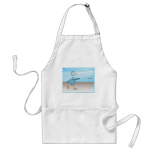 Tablier Oiseau bleu
