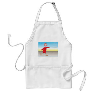 Tablier Oiseau rouge