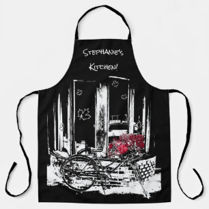 Tablier Old Bike Shop, Ajouter un nom