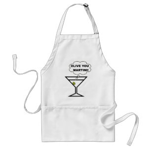 Tablier Olive vous Martini