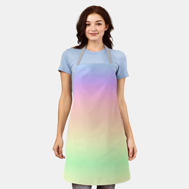 Tablier Ombre arc-en-ciel (Porté)