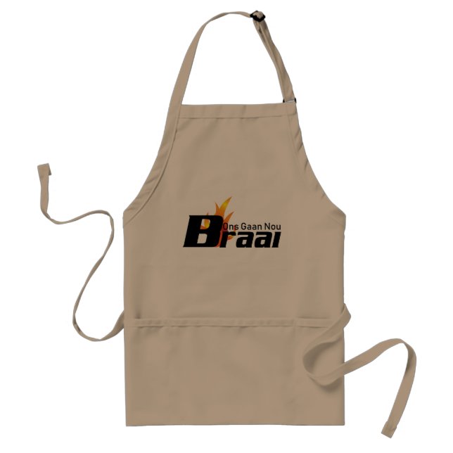 Tablier Ons Gaan Nou Braai Apron (Devant)