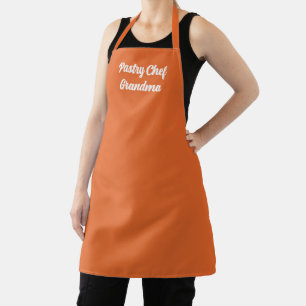 Tablier Orange de carotte personnalisée