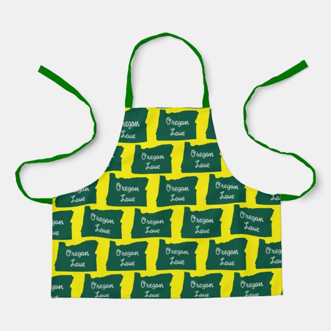Tablier Oregon LOVE Rope Green (Recto)