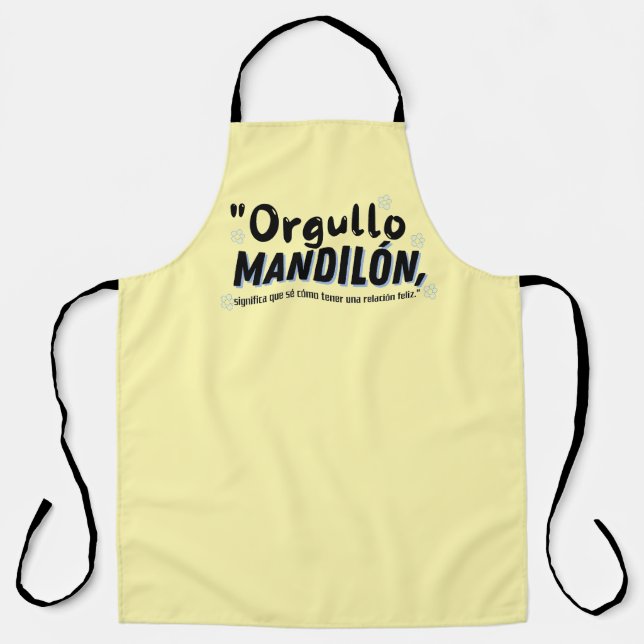 Tablier orgullo mandilon (Recto)