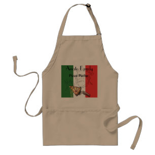 Tablier orienté de pizza italienne