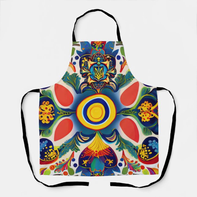 Tablier Ornement artistique ukrainien Samchykivka - (Recto)