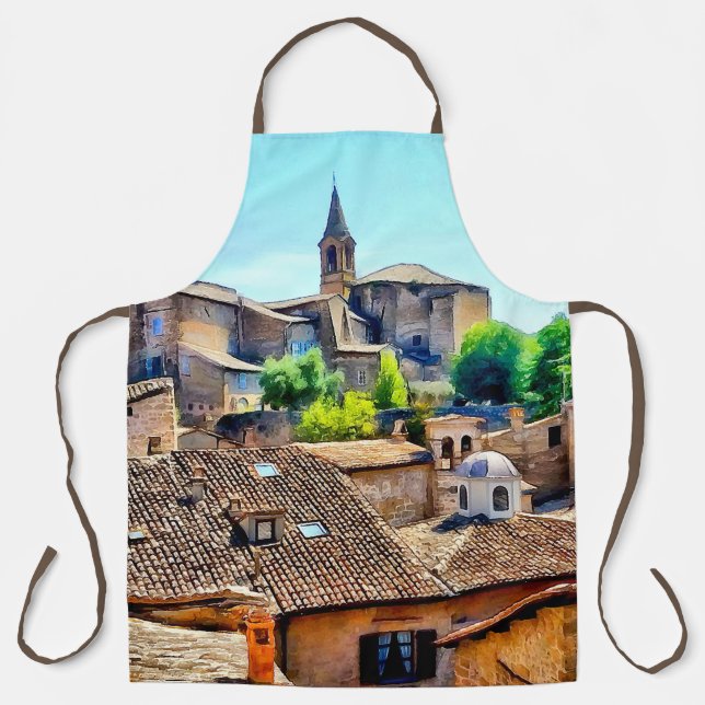 Tablier Orvieto Italie Hillside (Recto)