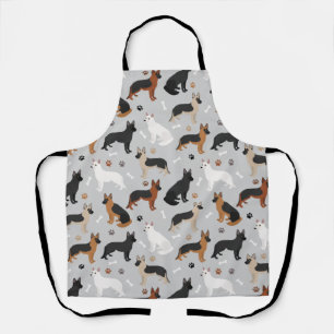 Tablier Os bergers allemands et pattes