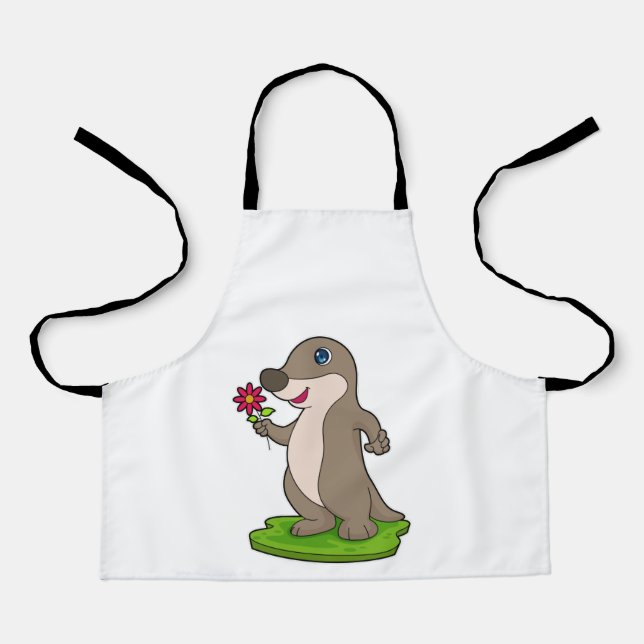 Tablier Otter à fleurs (Recto)