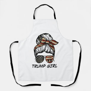 Tablier Oui, je suis une fille de Trump - Trump 2024 Elec