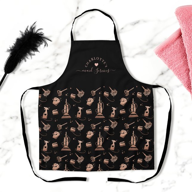 Tablier Outils de nettoyage Entretien Professionnel et Net (Cleaning Tools Professional Maid & House Cleaning Apron)