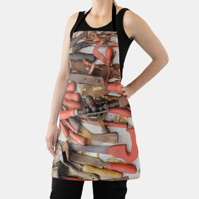 Tablier Outils Outil Russe antique Red Man (Insitu)