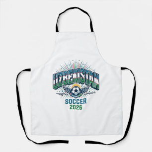 Tablier Ouzbékistan Football 2026 Football Pays Gras Typog