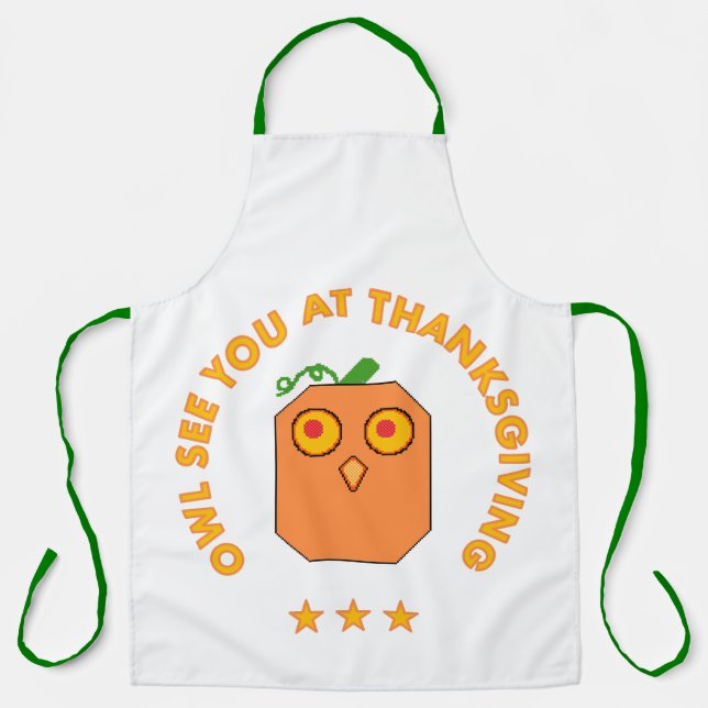 Tablier Owl te voir à Thanksgiving (Recto)