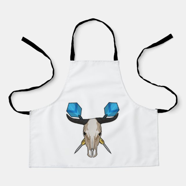 Tablier Ox aux fléchettes avec fléchette (Recto)