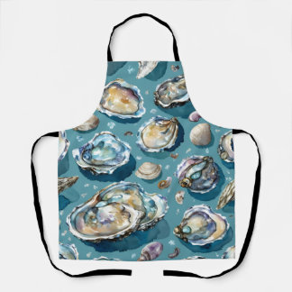 Tablier Oysters Clams Motif