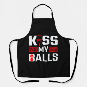 Tablier Paddle Kiss My Balls Pickleball Player Pickleball