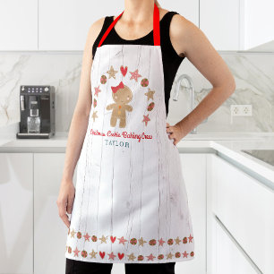 Tablier Pain d'épices de vacances Fille Baking Crew Bois r