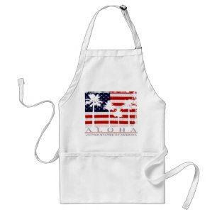 Tablier Palm Flag USA Chef's Aprons