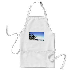 Tablier Palmiers exotiques & Plage Paradise