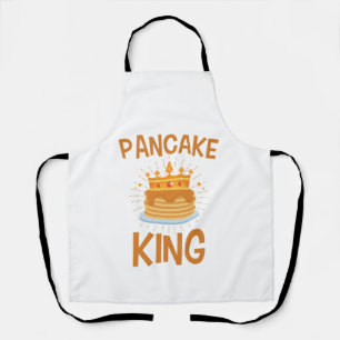 Tablier Pancake King Men Boys Petit déjeuner