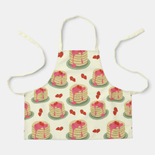 Tablier Pancakes mignons au sirop de fraise