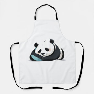 Tablier Panda adorable mignonne animal Dormir Calme relaxa