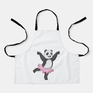 Tablier Panda comme Ballerina au Ballet
