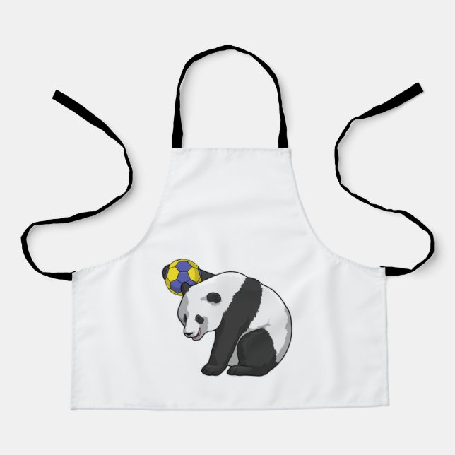 Tablier Panda dans les sports de handball (Recto)