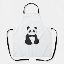 Panda noir et blanc Kawaii