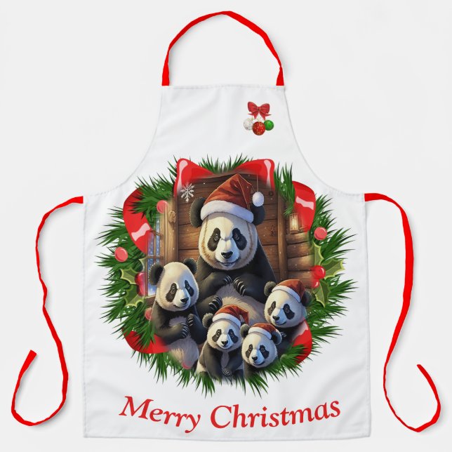 Tablier panda ours (Recto)